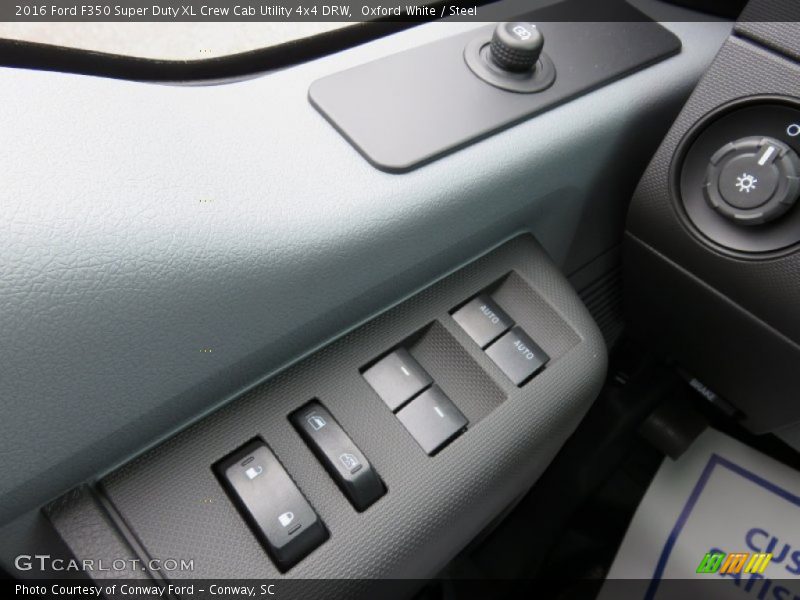 Oxford White / Steel 2016 Ford F350 Super Duty XL Crew Cab Utility 4x4 DRW