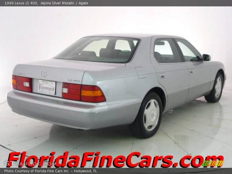 Alpine Silver Metallic / Agate 1999 Lexus LS 400