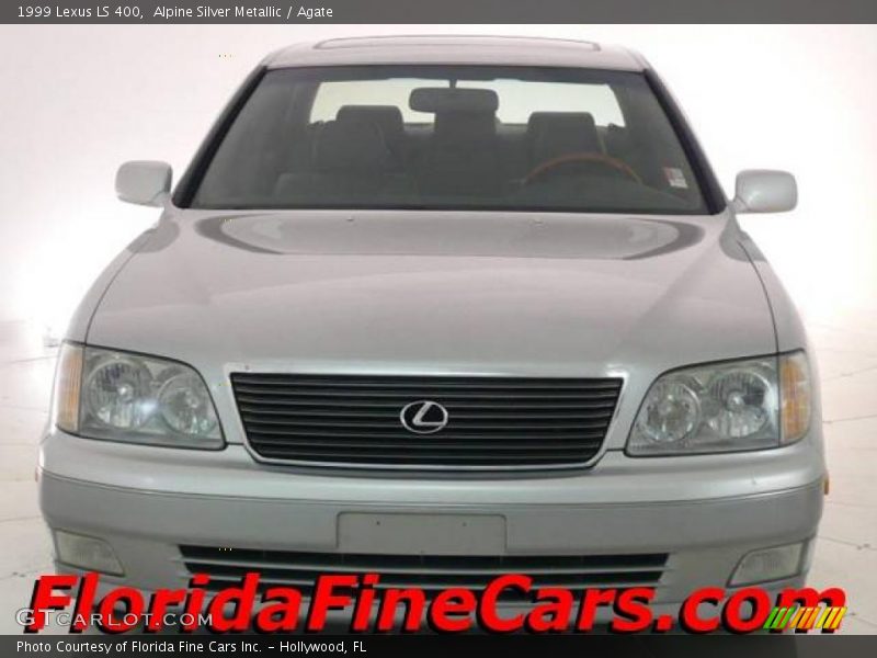 Alpine Silver Metallic / Agate 1999 Lexus LS 400