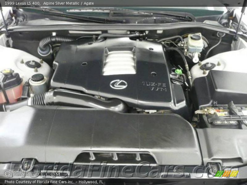 Alpine Silver Metallic / Agate 1999 Lexus LS 400