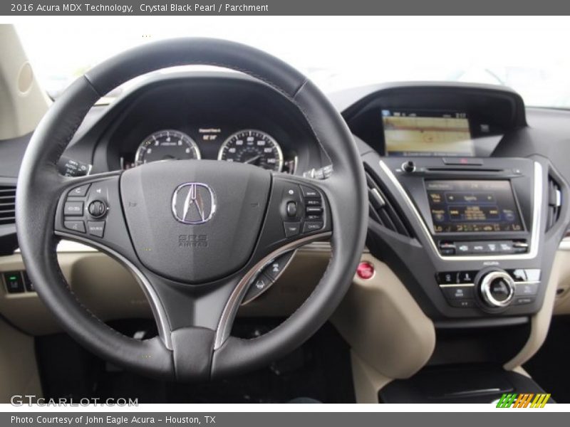 Crystal Black Pearl / Parchment 2016 Acura MDX Technology