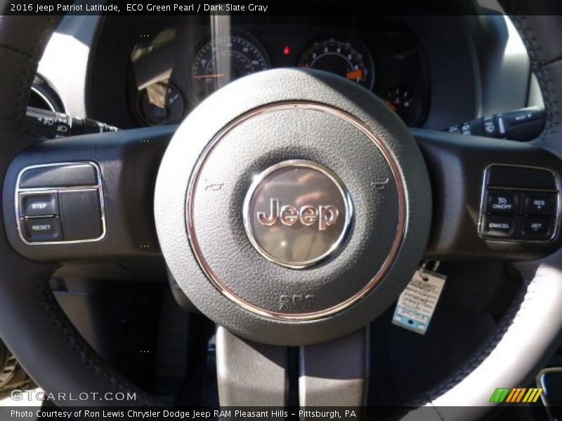 ECO Green Pearl / Dark Slate Gray 2016 Jeep Patriot Latitude