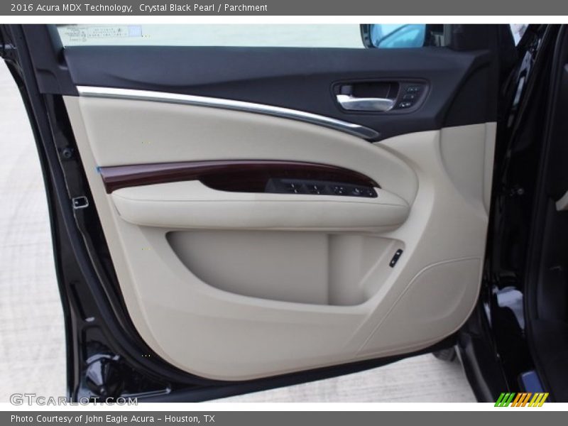 Crystal Black Pearl / Parchment 2016 Acura MDX Technology