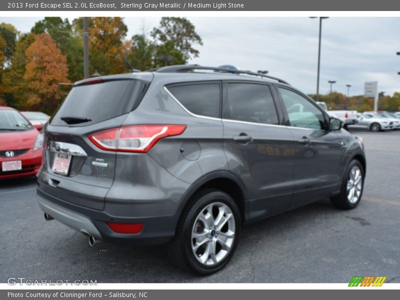 Sterling Gray Metallic / Medium Light Stone 2013 Ford Escape SEL 2.0L EcoBoost