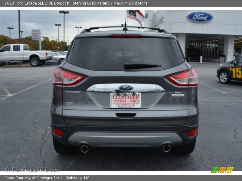 Sterling Gray Metallic / Medium Light Stone 2013 Ford Escape SEL 2.0L EcoBoost