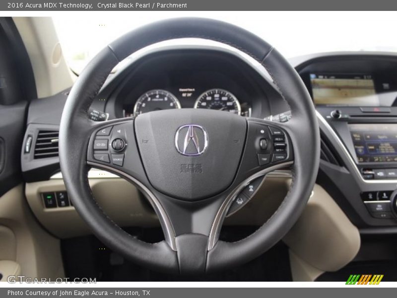 Crystal Black Pearl / Parchment 2016 Acura MDX Technology