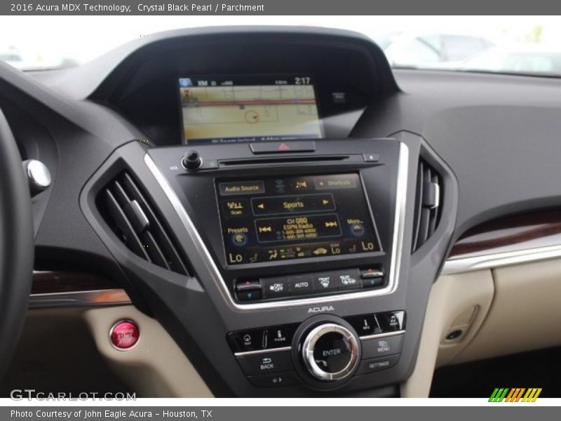 Crystal Black Pearl / Parchment 2016 Acura MDX Technology