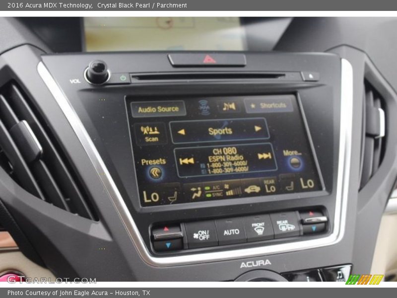 Crystal Black Pearl / Parchment 2016 Acura MDX Technology