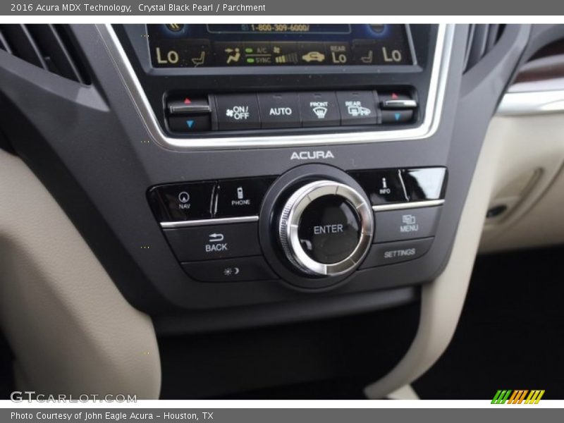 Crystal Black Pearl / Parchment 2016 Acura MDX Technology