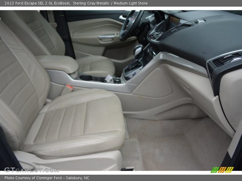 Sterling Gray Metallic / Medium Light Stone 2013 Ford Escape SEL 2.0L EcoBoost