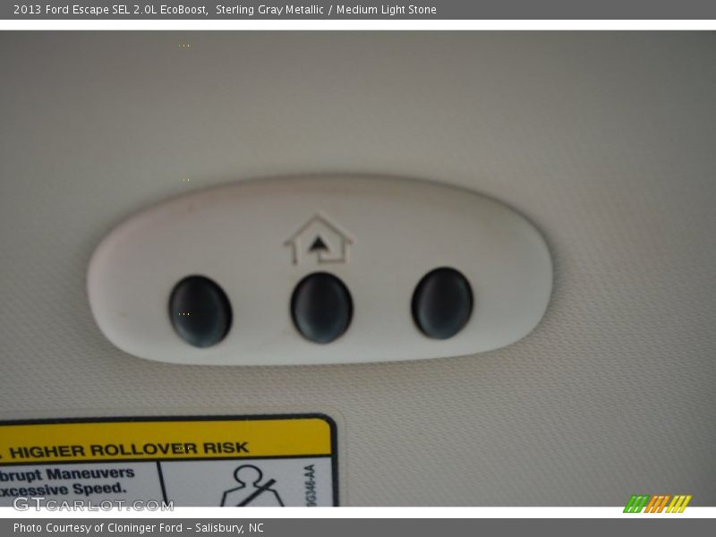 Sterling Gray Metallic / Medium Light Stone 2013 Ford Escape SEL 2.0L EcoBoost