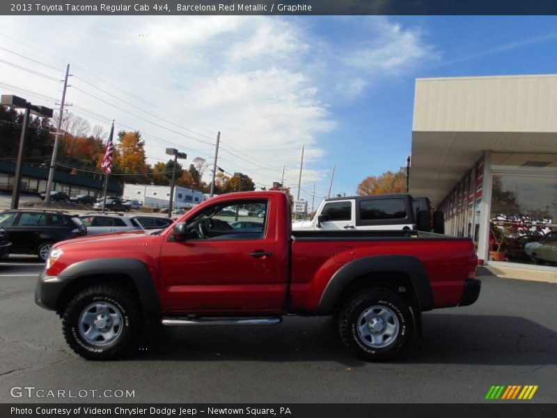 Barcelona Red Metallic / Graphite 2013 Toyota Tacoma Regular Cab 4x4