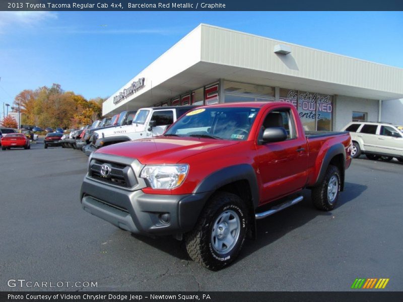 Barcelona Red Metallic / Graphite 2013 Toyota Tacoma Regular Cab 4x4