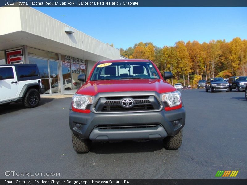 Barcelona Red Metallic / Graphite 2013 Toyota Tacoma Regular Cab 4x4