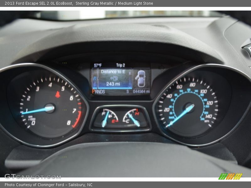 Sterling Gray Metallic / Medium Light Stone 2013 Ford Escape SEL 2.0L EcoBoost