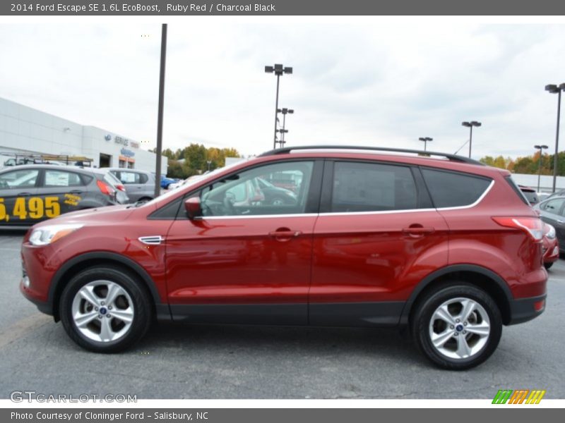 Ruby Red / Charcoal Black 2014 Ford Escape SE 1.6L EcoBoost
