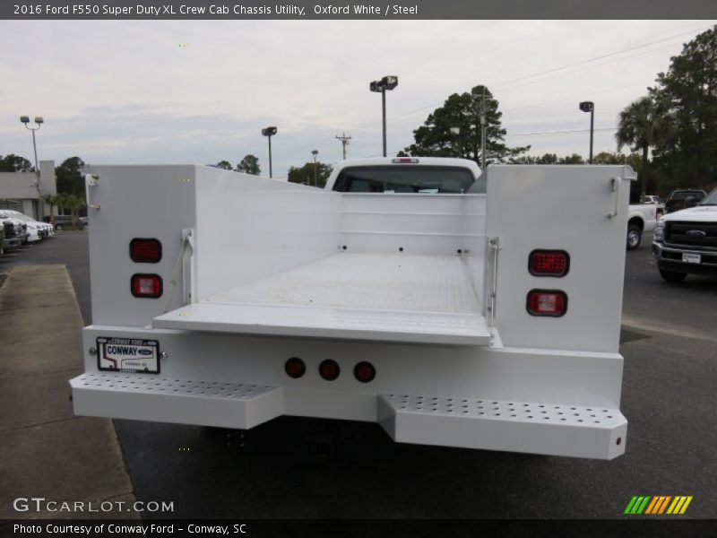 Oxford White / Steel 2016 Ford F550 Super Duty XL Crew Cab Chassis Utility