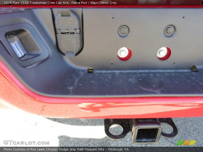 Flame Red / Black/Diesel Gray 2016 Ram 1500 Tradesman Crew Cab 4x4