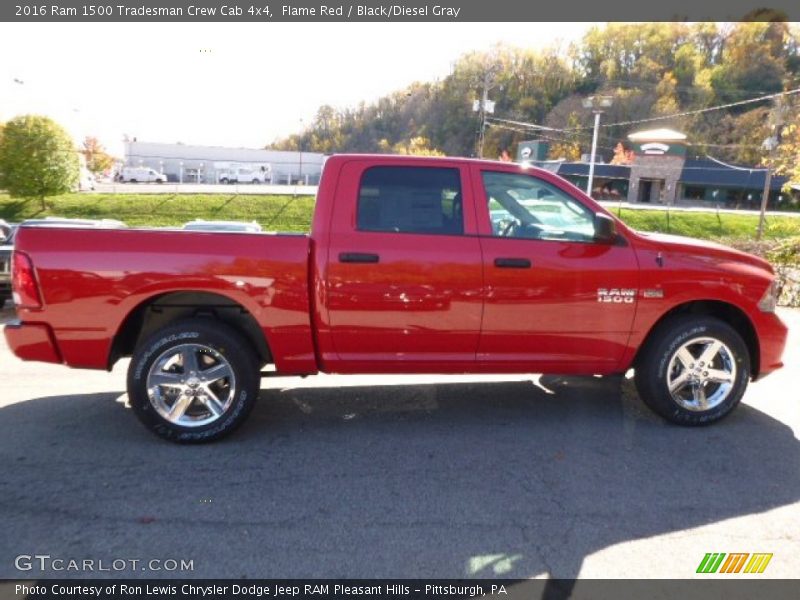 Flame Red / Black/Diesel Gray 2016 Ram 1500 Tradesman Crew Cab 4x4