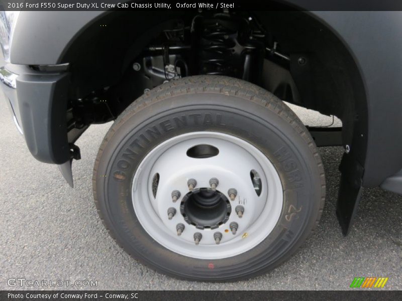 2016 F550 Super Duty XL Crew Cab Chassis Utility Wheel