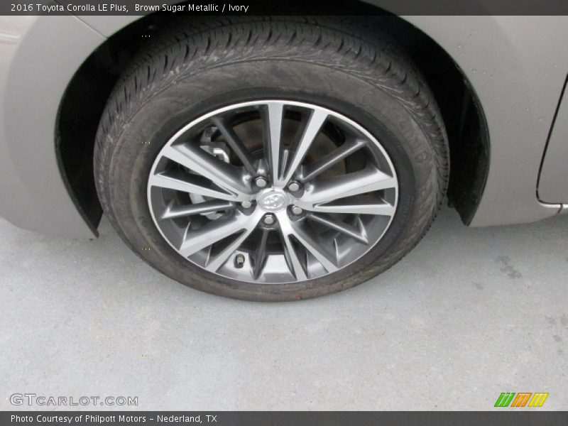 Brown Sugar Metallic / Ivory 2016 Toyota Corolla LE Plus