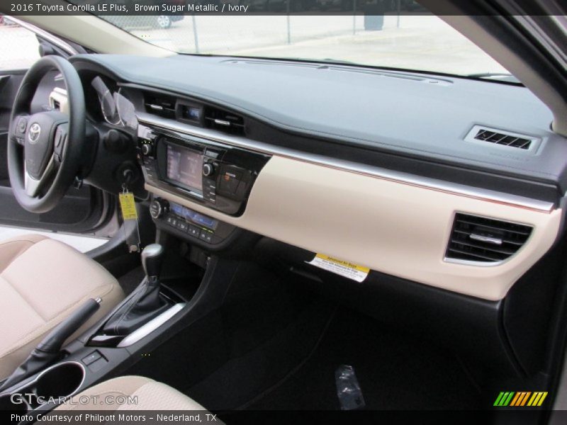Brown Sugar Metallic / Ivory 2016 Toyota Corolla LE Plus