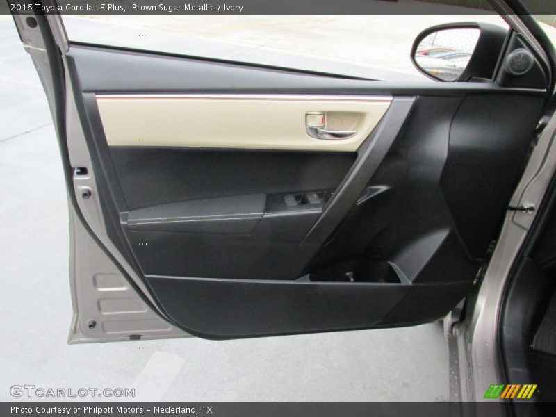 Brown Sugar Metallic / Ivory 2016 Toyota Corolla LE Plus