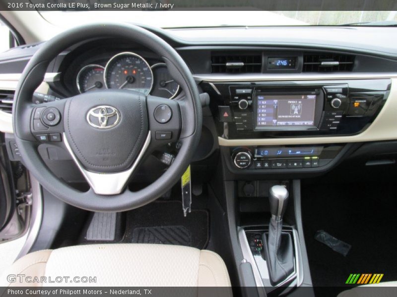 Brown Sugar Metallic / Ivory 2016 Toyota Corolla LE Plus