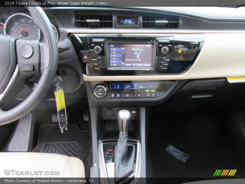 Brown Sugar Metallic / Ivory 2016 Toyota Corolla LE Plus