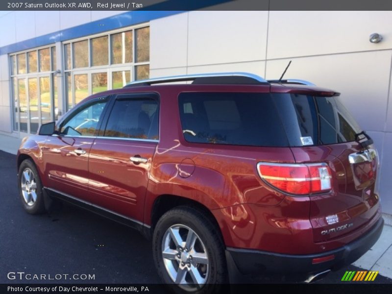 Red Jewel / Tan 2007 Saturn Outlook XR AWD