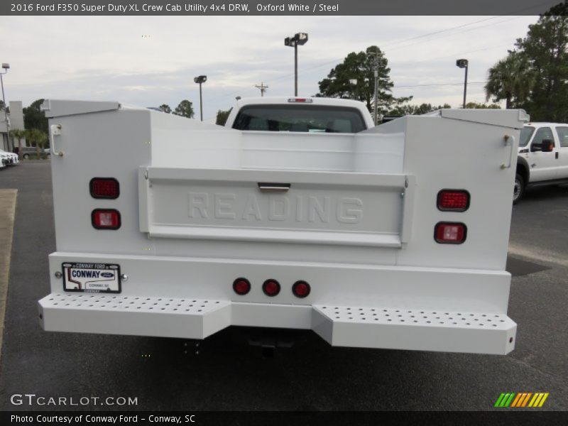 Oxford White / Steel 2016 Ford F350 Super Duty XL Crew Cab Utility 4x4 DRW