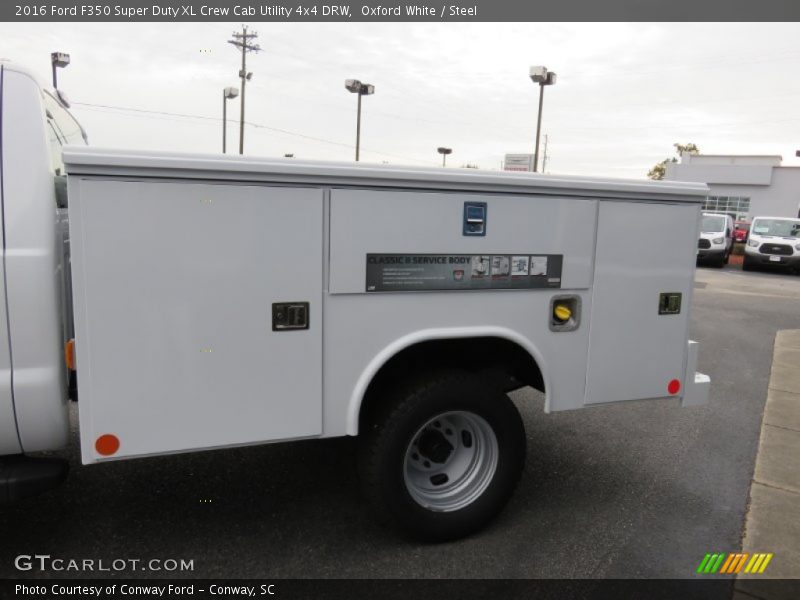 Oxford White / Steel 2016 Ford F350 Super Duty XL Crew Cab Utility 4x4 DRW