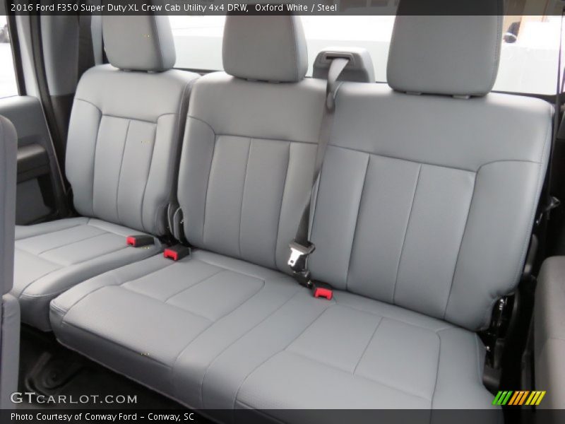 Oxford White / Steel 2016 Ford F350 Super Duty XL Crew Cab Utility 4x4 DRW