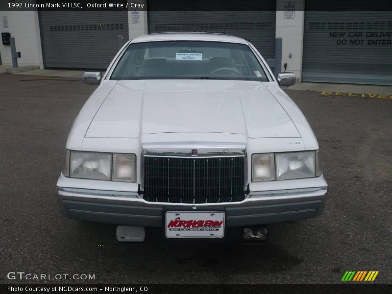 Oxford White / Gray 1992 Lincoln Mark VII LSC