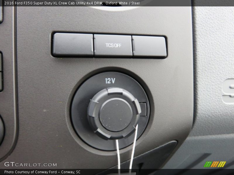 Oxford White / Steel 2016 Ford F350 Super Duty XL Crew Cab Utility 4x4 DRW