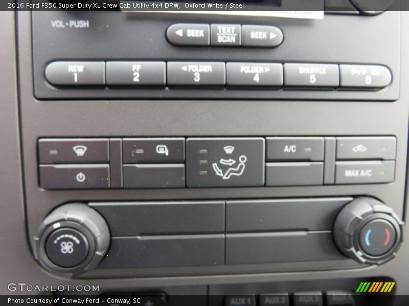Oxford White / Steel 2016 Ford F350 Super Duty XL Crew Cab Utility 4x4 DRW