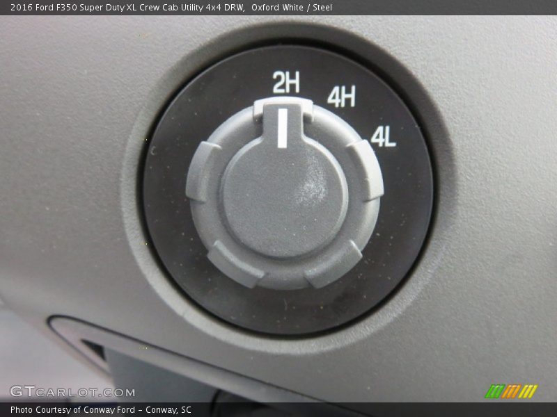 Oxford White / Steel 2016 Ford F350 Super Duty XL Crew Cab Utility 4x4 DRW