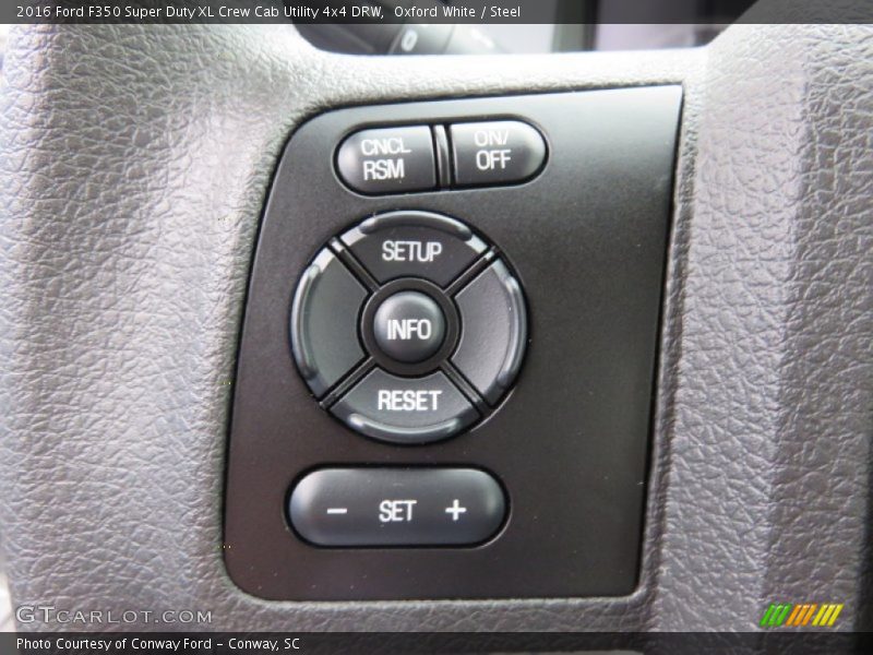 Oxford White / Steel 2016 Ford F350 Super Duty XL Crew Cab Utility 4x4 DRW
