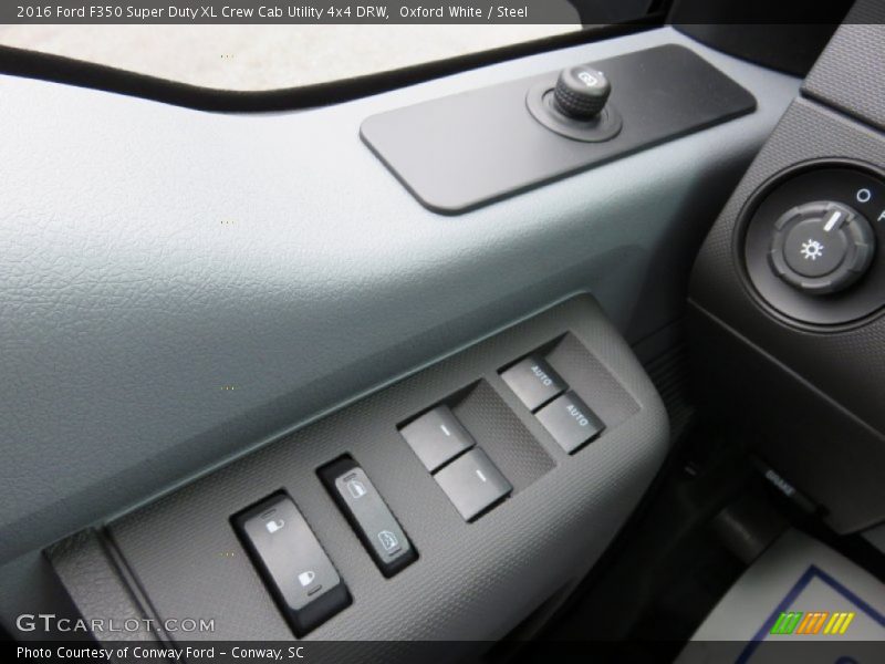 Oxford White / Steel 2016 Ford F350 Super Duty XL Crew Cab Utility 4x4 DRW