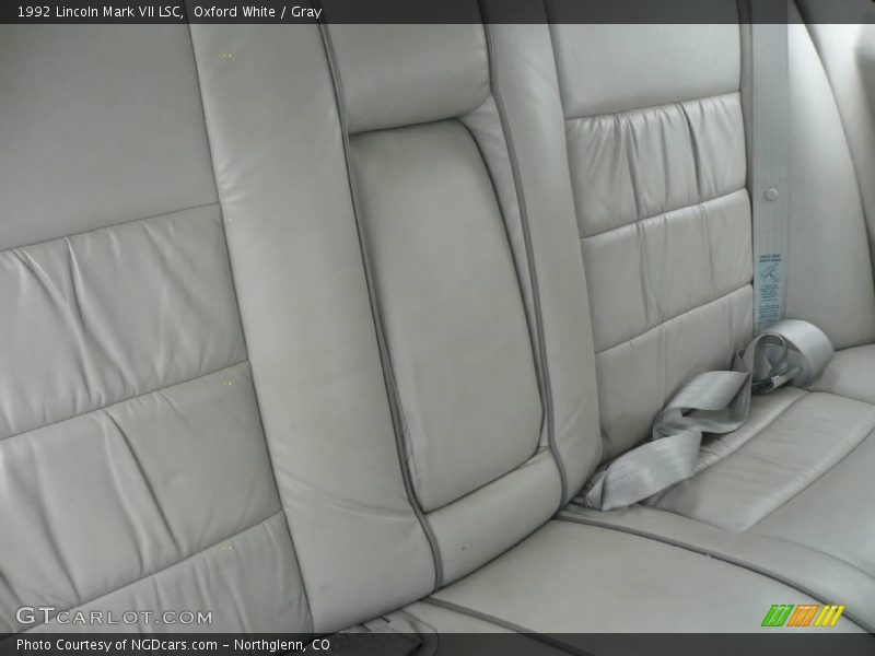 Oxford White / Gray 1992 Lincoln Mark VII LSC