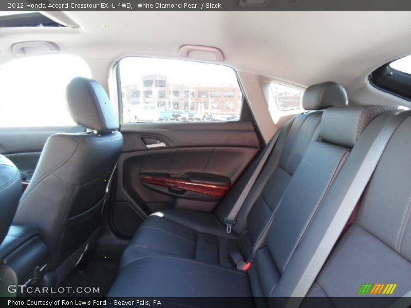 White Diamond Pearl / Black 2012 Honda Accord Crosstour EX-L 4WD