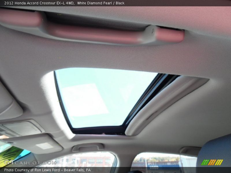 White Diamond Pearl / Black 2012 Honda Accord Crosstour EX-L 4WD