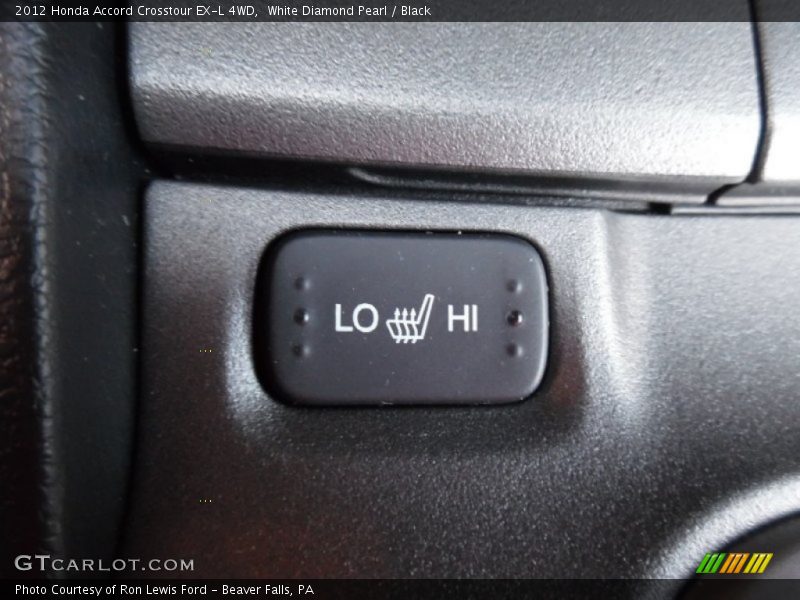 White Diamond Pearl / Black 2012 Honda Accord Crosstour EX-L 4WD