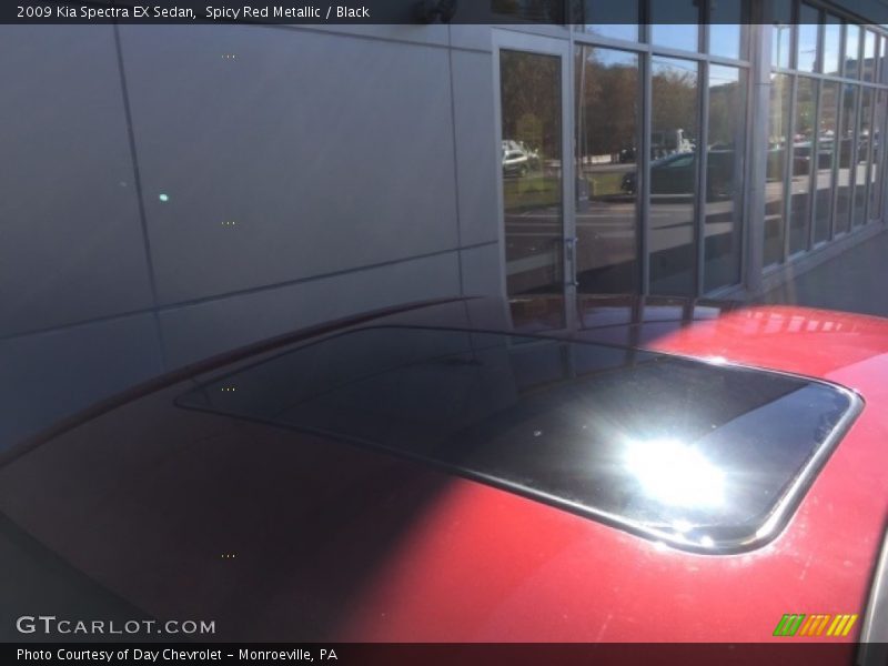 Spicy Red Metallic / Black 2009 Kia Spectra EX Sedan