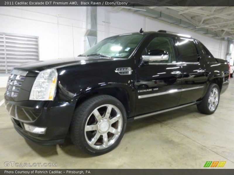 Black Raven / Ebony/Ebony 2011 Cadillac Escalade EXT Premium AWD