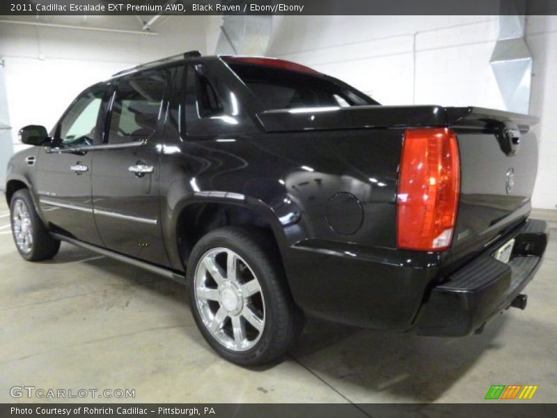 Black Raven / Ebony/Ebony 2011 Cadillac Escalade EXT Premium AWD