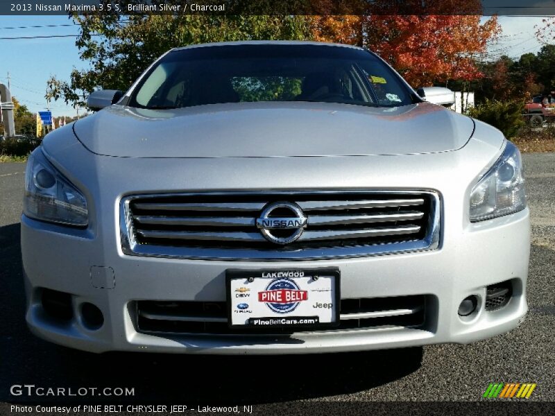 Brilliant Silver / Charcoal 2013 Nissan Maxima 3.5 S