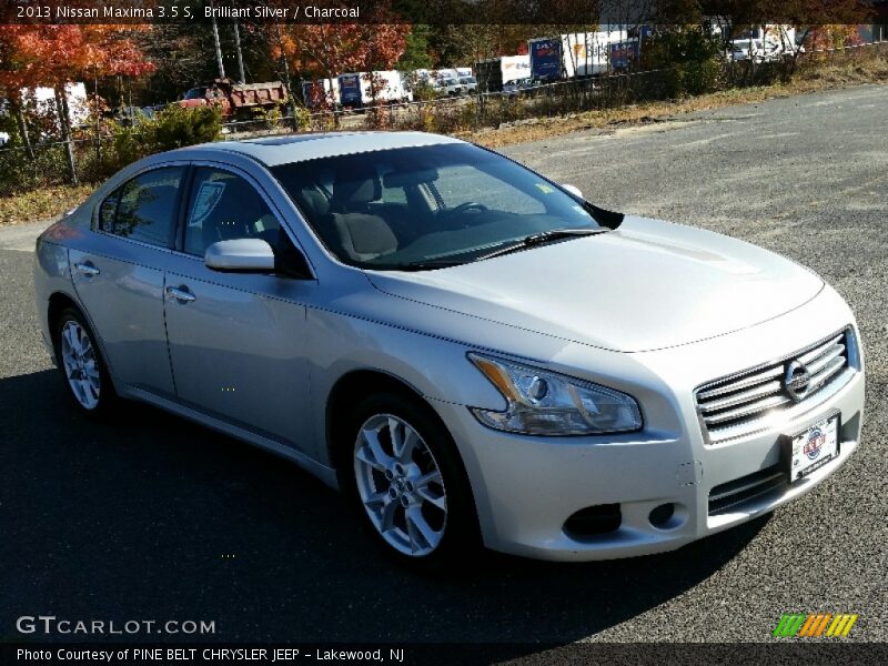 Brilliant Silver / Charcoal 2013 Nissan Maxima 3.5 S
