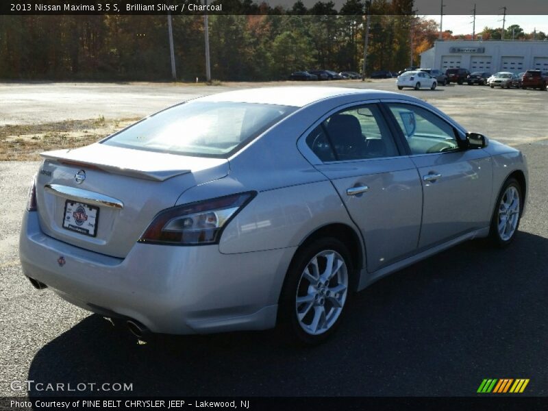 Brilliant Silver / Charcoal 2013 Nissan Maxima 3.5 S