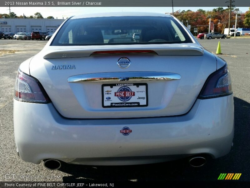 Brilliant Silver / Charcoal 2013 Nissan Maxima 3.5 S